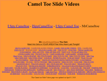 Tablet Screenshot of cameltoe-slide-videos.com